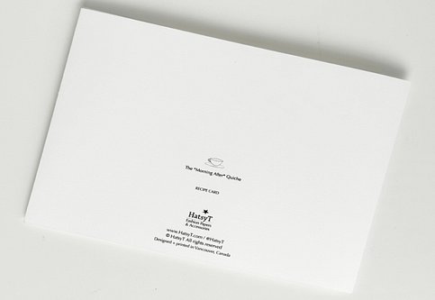 New Year 2025 Recipe Card